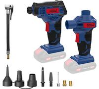 Güde Compresor de batería y kit de bomba de aire KLS 18-0 (18 V, presión máxima: 7 bar, eff. Cantidad de entrega: 30 l/min, flujo de aire: 45 m³/h, luz de trabajo LED, manómetro digital, sin batería