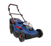 Güde Cortacésped con batería RM 36-0.43 (36 V, Easy Energy Exchange, Brushless, siega/recolección/Mulching, Ancho de Corte de 430 mm, Ajuste de Altura de Corte 6 Veces, Bolsa de recolección de Hierba