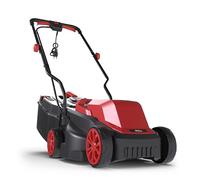 Güde Cortacésped Eléctrico 320/1300 (230 V, 1300 W, Velocidad del Motor 3500 1/min, Ancho de Corte 32 cm, Cesta colector de Hierba 30 l, 3 Niveles de Ajuste de Altura de Corte 25-65 mm,