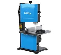Güde GBS 200S - Sierra de cinta (230 V, 350 W, 1500 revoluciones por minuto, 900 metros por minuto, capacidad de corte de 50 a 80 milímetros dependiendo del ángulo, longitud de corte 200 milímetros)