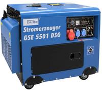 GÜDE: Generador de energía de respaldo, generador eléctrico, generador diésel, modelo GSE 5501 DSG