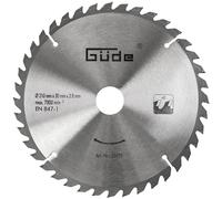Güde Hoja de metal duro - 210 x 30 mm con 40 dientes