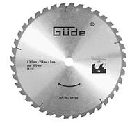Güde Hoja de sierra 54986 HM 305 x 25,4 x 40 dientes, metal duro, compatible con 55017/55259