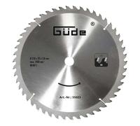 Güde - Hoja de sierra HM, 250x20 mm 55023