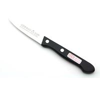 Güde Serie Beta - Cuchillo de Cocina (Mango Pom, Longitud de la Hoja: 8 cm, sin Rosa), Color Negro