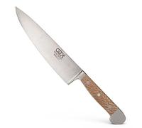 Güde Solingen - Cuchillo de Cocinero Forjado, 21 cm, Madera de sicomoro, Alpha-PLATANE - Cuchillo de Cocina, Doble virola, Hecho a Mano en Alemania