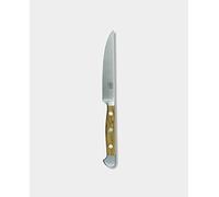 Güde Solingen - Cuchillo de filete forjado liso, 12 cm, madera de olivo, ALPHA-OLIVE - doble virola, Hecho a mano en Alemania