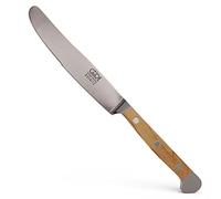 Güde Solingen - Cuchillo de mesa forjado, 12 cm, madera de olivo, ALPHA-OLIVE - doble virola, Hecho a mano en Alemania