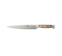 Güde Solingen - Cuchillo jamonero forjado, 21 cm, madera de roble de Balkhauser Kotten, ALPHA-BALK - Cuchillo de Trinchar, doble virola, Hecho a mano en Alemania