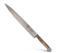 Güde Solingen - Cuchillo jamonero forjado, 26 cm, madera de roble de barril, ALPHA-FASSEICHE - Cuchillo de Trinchar, doble virola, Hecho a mano en Alemania