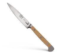 Güde Solingen - Cuchillo mechador forjado, 10 cm, madera de briccole, ALPHA-BRICCOLE DI VENEZIA - doble virola, Hecho a mano en Alemania