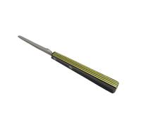 Güde Solingen - Cuchillo Multiusos Amarillo/Negro con Filo de Sierra, 10 cm, Uni, Pom