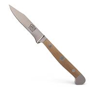 Güde Solingen - Cuchillo Para Pelar forjado, 8 cm, madera de nogal, ALPHA-WALNUT - doble virola, Hecho a mano en Alemania