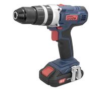 Güde - taladro atornillador AKU 18V con atornillador de impacto BSB 18-201-30K, 1x batería 2,0 Ah Li-Ion, cargador 58504