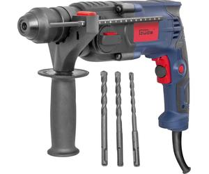 GÜDE Taladro percutor BH 20 E, taladro, martillo perforador, brocas, 650 vatios, sistema SDS plus