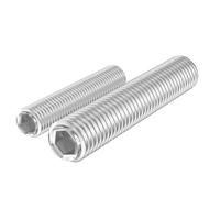 GUEEYUAW 25 Piezas Tornillos Prisioneros M5 × 16 mm, Acero Inoxidable 304 A2 V2A DIN 913 Tornillos de Rosca Hexagonal, adecuados para manijas de puertas