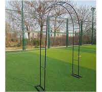 GueTTO Arco de Boda de Acero Inoxidable para Rosales y Enredaderas, Estructura multifunción como Soporte Floral, Anchos 120 a 350 cm para Celebraciones al Aire Libre,W140*H230cm