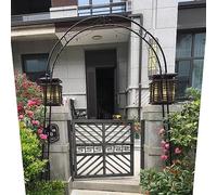 GueTTO Arco de Rosas con Base Resistente a la Intemperie, Soporte para Plantas trepadoras en jardín y terraza, Gama de anchuras Desde 120 hasta 350 cm,W140*H230cm