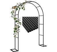 GueTTO Arco de Rosas con Base Resistente a la Intemperie, Soporte para Plantas trepadoras en jardín y terraza, Gama de anchuras Desde 120 hasta 350 cm,W300*H220cm