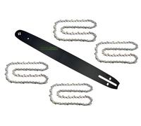Guía 45 cm 1.5 0.325" 72 TG + 4 cadenas compatibles con Scheppach BKS5300S (BKS 5300 S)