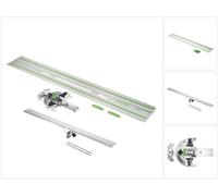 Guía angular Festool FS-WA para riel guía FS/2 (corte de 60º) + prolongación FS-WA-VL + riel guía FS 1400/2-KP de 1400 mm