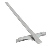 Guía de borde de valla de rasgado de metal 381091-00 para sierra circular DC390 DW936 DCS391 DCS393 DW939 pieza de repuesto de enrutador de corte accesorio de herramienta de acabado plateado