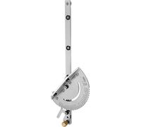 Guía de ingletes de 450 mm, con ángulos ajustables, mango ergonómico y compatible con riel en T de 30 mm