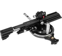 Guía de ingranaje, aleación de aluminio, rango de ajuste de 0 a 610 mm, ángulo de 140 grados, compatible con Festool