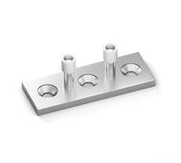Guía de piso de puerta de granero de acero inoxidable resistente para evitar que se balancee en pistas deslizantes con diseño de instalación oculto para hogares de estilo americano, incluyendo todos
