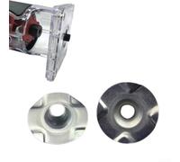 Guía de plantilla para arbusto de 10 mm, paquete de 2 para Bosch 3701 3703 3709, recortadora, accesorios de guía de borde de metal, color plateado
