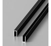 Guía inferior de ducha en forma de U, ranura de cristal de aleación de aluminio para paneles de 6 a 12 mm de grosor, riel de división de baño