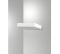 Guía - Lámpara de pared LED Fabas Luce, fabricada en aluminio. LED integrada, color blanco, grado de protección IP20. 32 cm