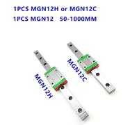 Guía lineal de 12mm, carril MGN12 100 150 200 250 300 350 400 450 500 550 600 700 800 1000 mm + bloque MGN12H o MGN12C, impresora 3d CNC MGN12H