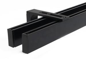 Guía para cortinas interiores, sistema de doble carril, color , línea Loft, 450 cm