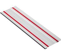 Guía para sierra de mesa, con un alcance de corte de 1397 mm. El kit incluye 2 rieles guía extruidos de aluminio de 698,5 mm y 1 conector. Compatible con sierras de mesa de las marcas Makita, Festool