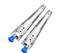 Guías Deslizantes For Cajones De 3 Pliegues Con Cerradura, Guías For | Bajo decibelio, 1 par, fácil de instalar, montaje lateral, for gabinete, caja de herramientas(1350mm/54in)