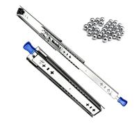 Guías For Cajones De Gabinete, 2 Piezas Con Cerradura Guías For Cajones | Capacidad de carga de 120 kg, 1050/1100/1150 mm, rodamiento de bolas, silencioso y sin ruido(1150mm/46in)