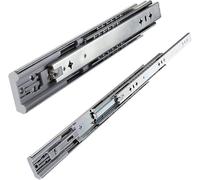 Guías para cajones, 1 par de guías telescópicas extensión completa con rodamiento(32Inch(800mm))