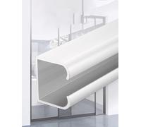 Guías para puertas correderas, Kit de herrajes for riel corredizo for puerta granero Bypass 100-400 cm(110cm/43in)
