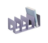 guiling-1986 Estantería Libros Estante Organizador clasificador de Archivos con Arco Palanca estantería Escritorio acrílico Cuatro Ranuras Librería