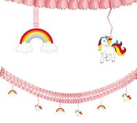 Guirca Guirnalda Unicornios 3 Metros, Multicolor (1)
