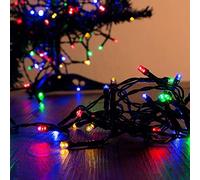 Guirnalda a pilas multifuncion 48 leds cable verde luz multicolor 4m