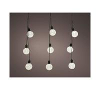 Guirnalda bombillas globo con microled para exterior 3m 12 leds
