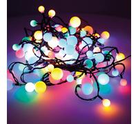 Guirnalda 'cherry' led luces de tres medidas 14m 120 leds multicolor