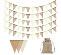 Guirnalda de banderines para exteriores, resistente a la intemperie, para exteriores, guirnalda de banderines de tela, resistente a la intemperie, decoración para cumpleaños, fiestas, carnaval