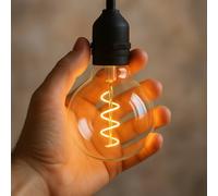 Guirnalda de luces Calex Vista XL, 10 m, IP44, control remoto, E27