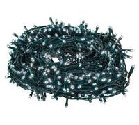 Guirnalda de luces LED, 500 bombillas, luz blanca fría, 150 cm, para decoración navideña