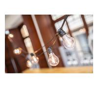 Guirnalda de luces led new garden allegra 8 m 10 blanco/negro solar