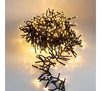 Guirnalda de luces LED para árbol de Navidad, color blanco cálido, longitud 5,5 m, 768 LED, con chip de memoria y 8 funciones, para interiores y exteriores