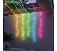 Guirnalda de luces Paulmann Plug & Shine Smart Yuna de 5 m, RGB, color negro